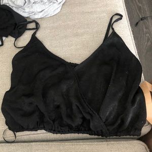 Urban Outfitters Satin Crop